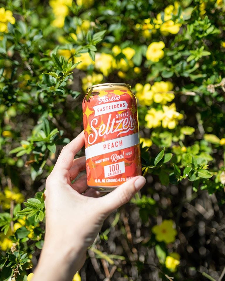 Austin Eastciders’ New Spiked Seltzer Cans Include A Summery Peach