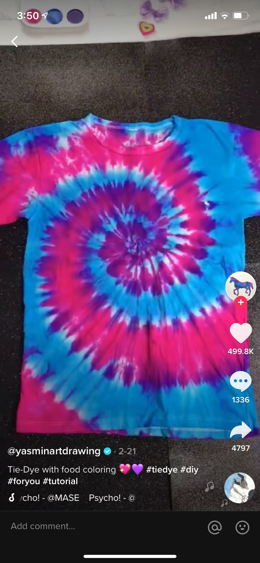 tie dye hoodie tik tok