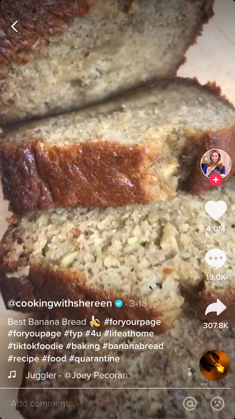 9 Easy Banana Bread Recipes On TikTok To Make With The Person You Loaf