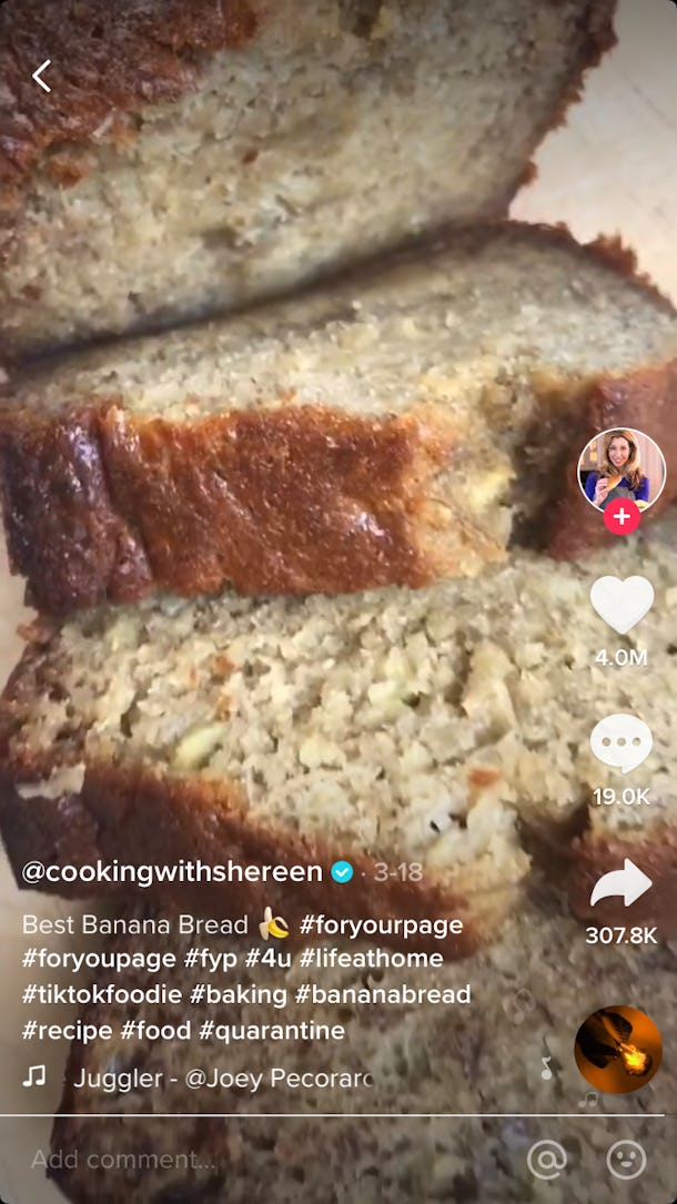 9 Easy Banana Bread Recipes On TikTok To Make With The Person You Loaf Most