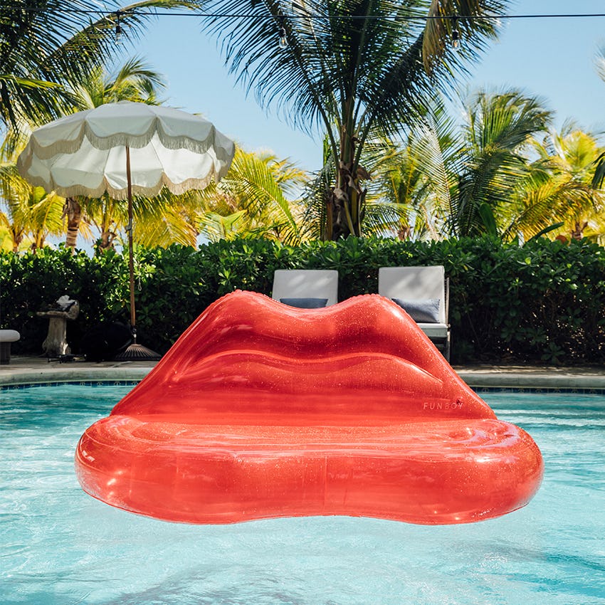 FUNBOY's Inflatable Red Lip Couch Will Make Every '90s Babe's Summer