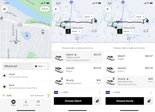 Uber’s New Hourly Ride Option Lets You Choose Multiple Destinations For ...