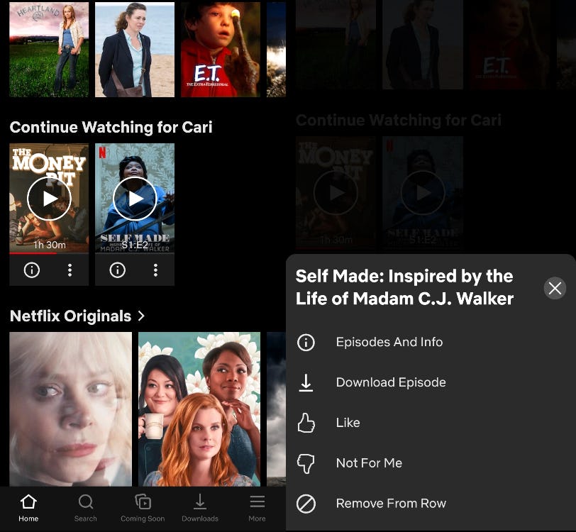 Netflix’s New “Remove From Row” Feature Lets Users Clean Up Their