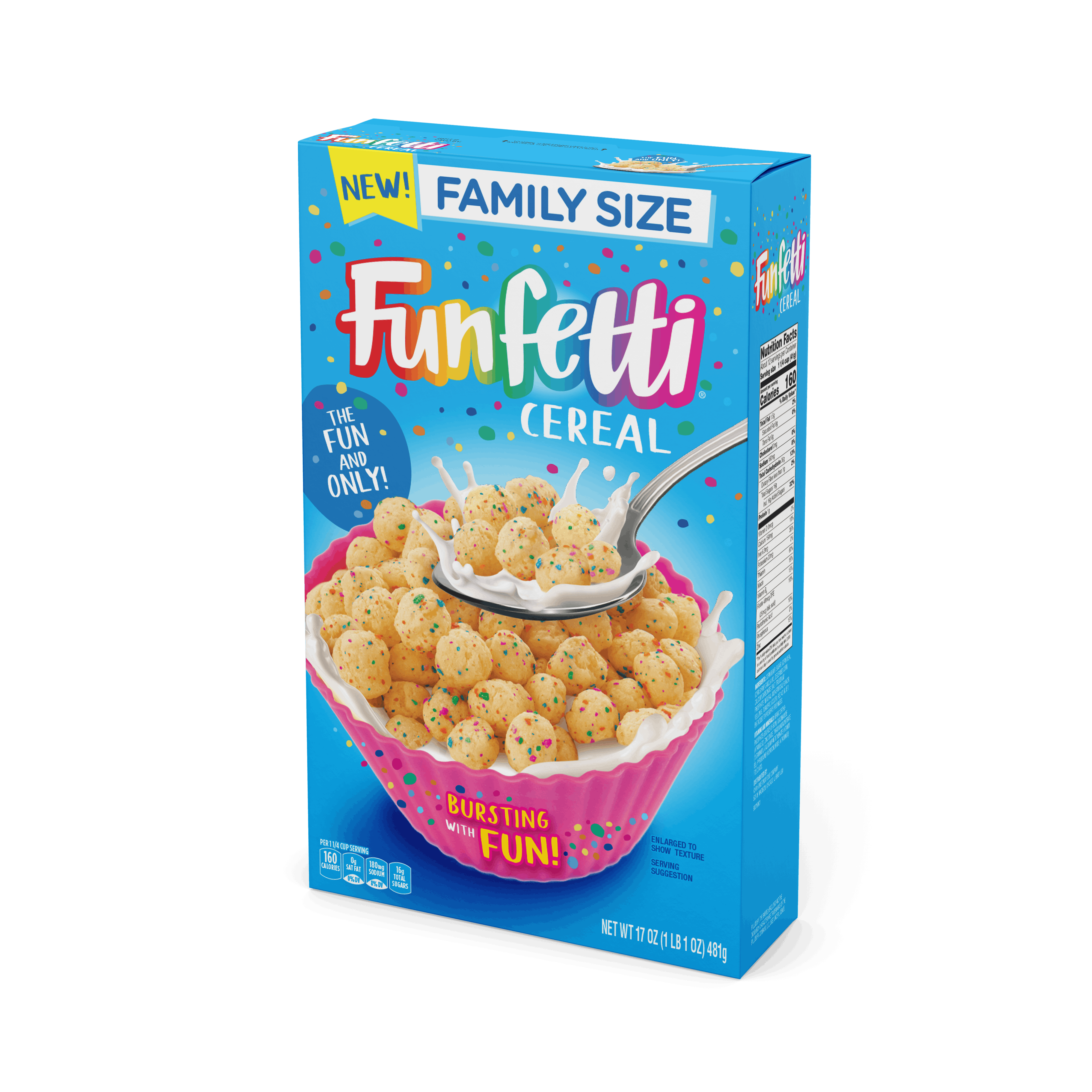 This New Funfetti Cereal Features Colorful, CakeFlavored Bites