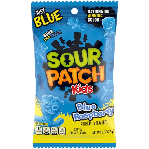 These Just Blue Sour Patch Kids Packs Include Only The Best Flavor