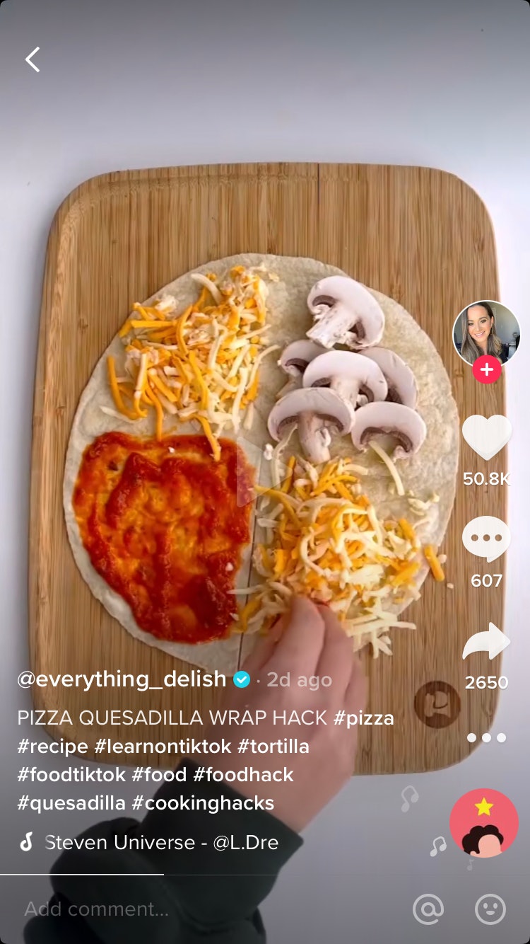 The Tortilla Trend On TikTok Is The Coolest Lunch Hack & Will Make You