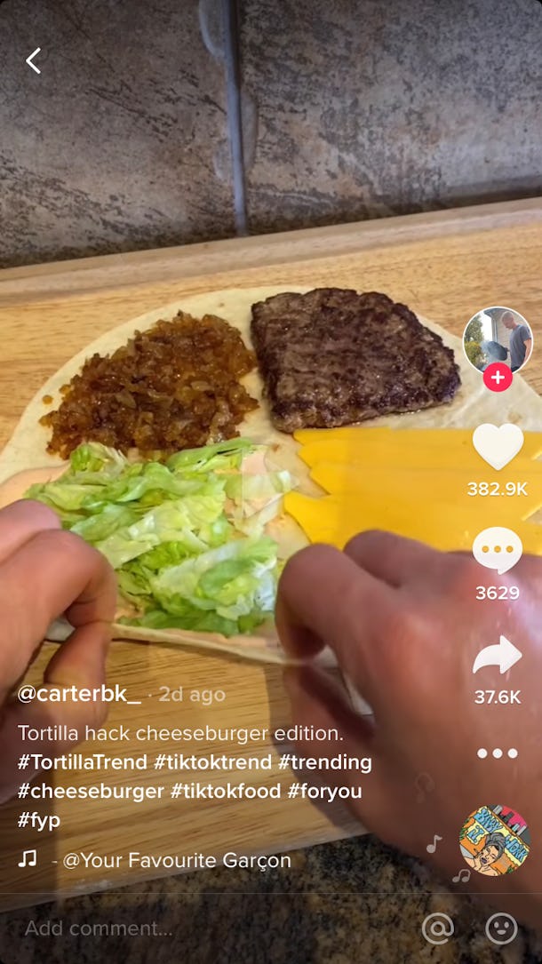 The Tortilla Trend On TikTok Is The Coolest Lunch Hack & Will Make You
