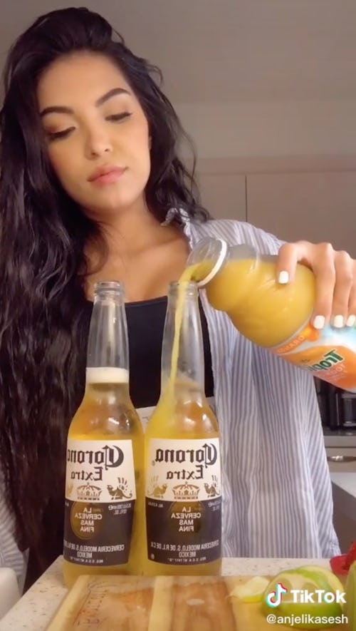 This Corona Sunrise Recipe On Tiktok Transforms A Beer Into A Gram Worthy Cocktail Laptrinhx This Corona Sunrise Recipe On Tiktok Transforms A Beer Into A Gram Worthy Cocktail Laptrinhx